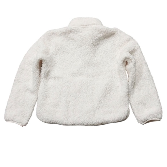 82. Wondershop Women’s NWT 2X Faux Shearling Half Zip Pullover, White - Picture 3 of 15